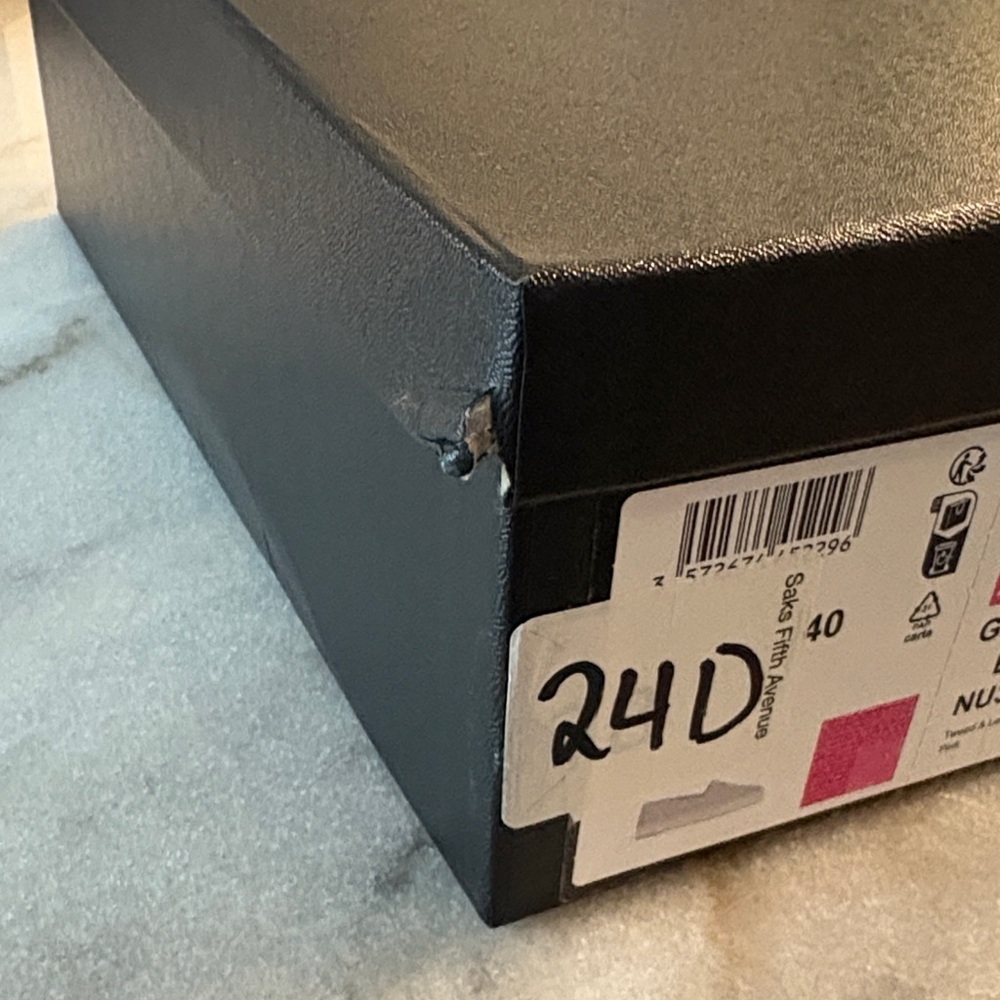 CHANEL Pink Espadrilles Box with Style NU325 Label - Picture 3 of 8